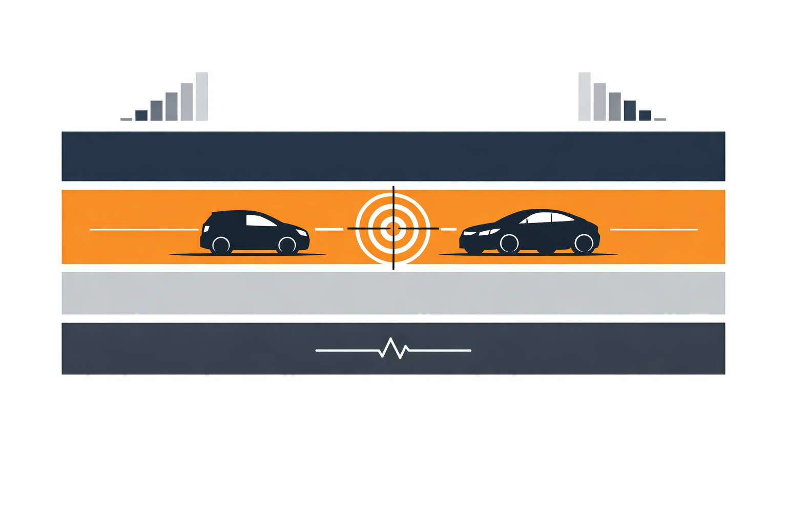 EV Market Positioning Bands Infographic