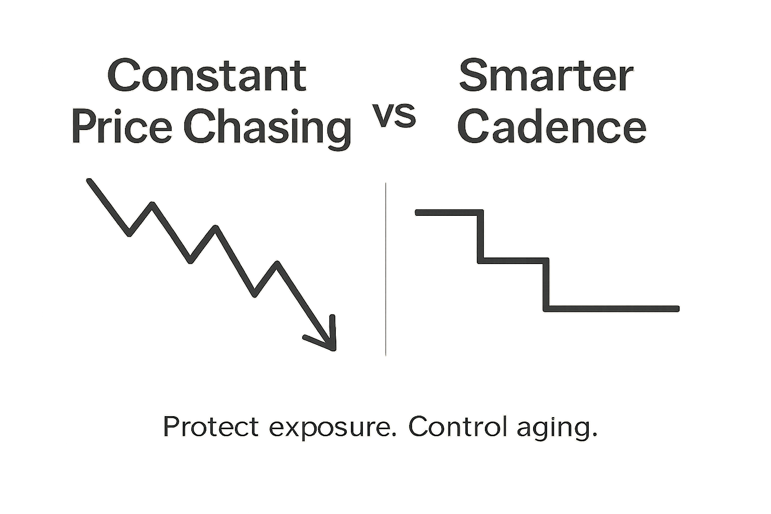 Smarter pricing cadence vs constant price chasing