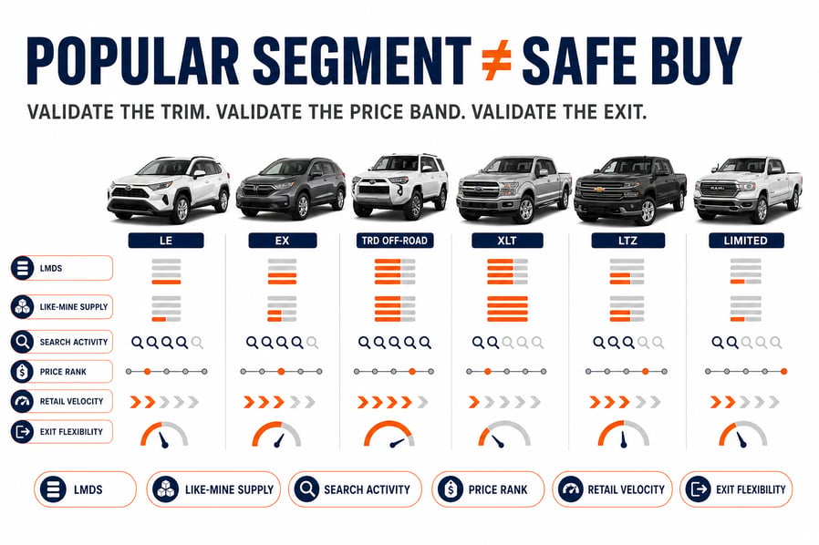PPO SUV Pickup Trim Level Demand Analysis