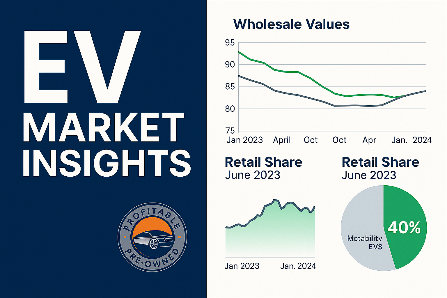 EV data dashboard concept for used-car dealers