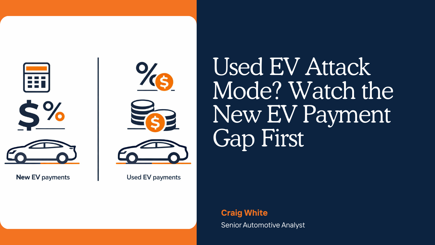 New EV incentives can quietly cap used EV pricing power. Here’s the operator-grade signal: track the payment gap before you chase spread.