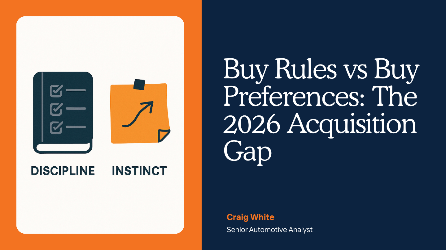 Executive infographic illustrating structured rules versus inconsistent preferences