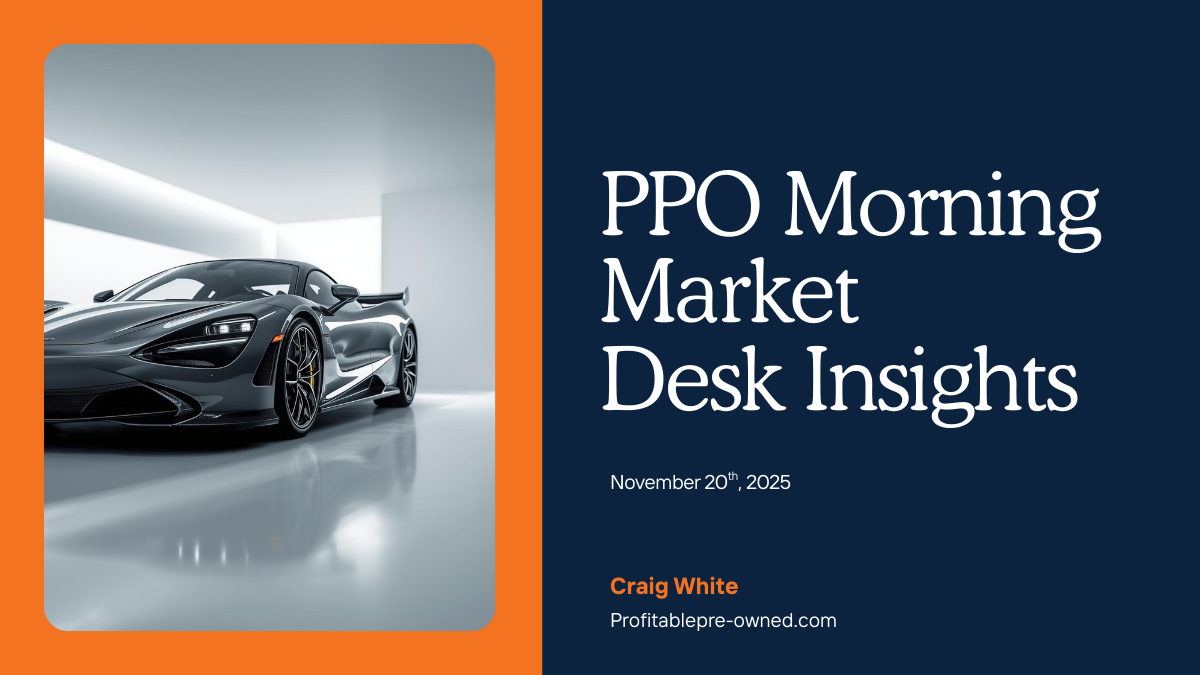 ppo morning market desk insights