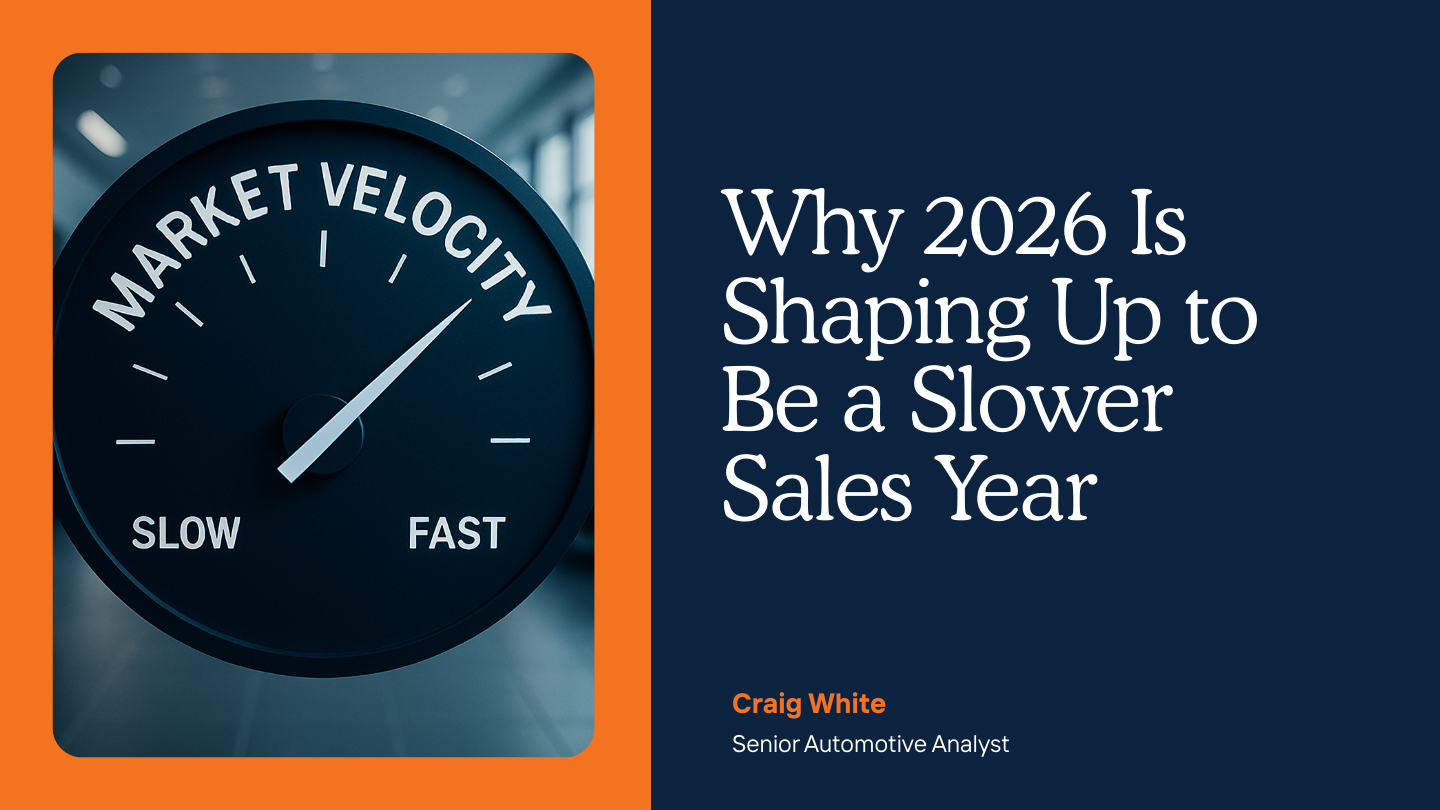 2026 auto sales slowdown signals and dealer strategy