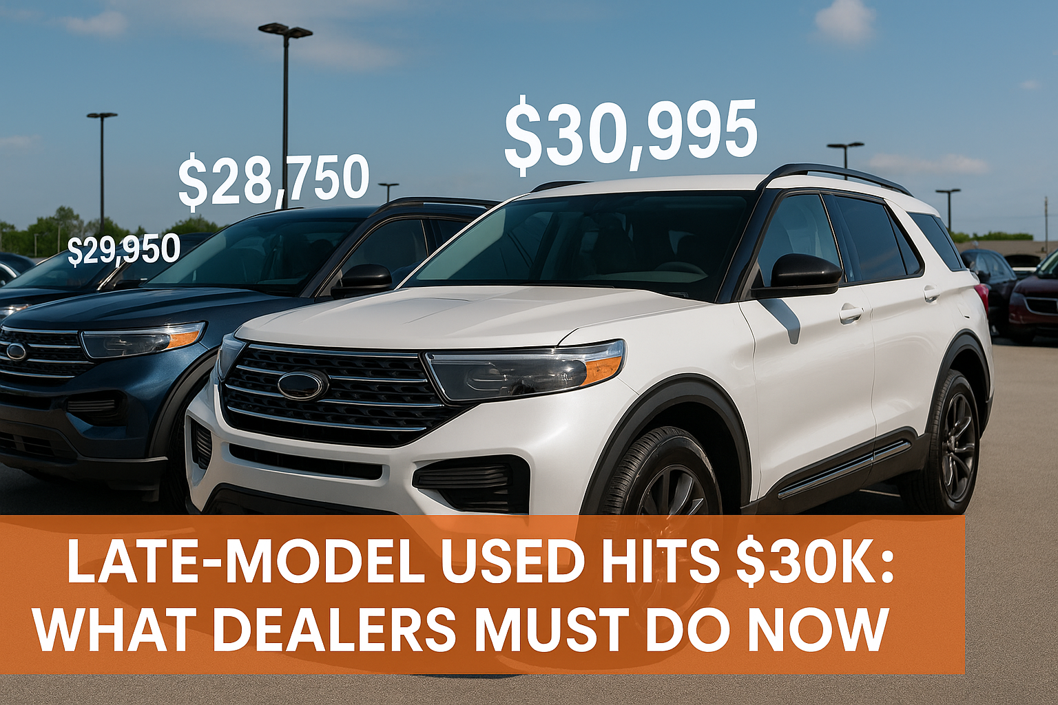 late model hits 30k what dealers must do now