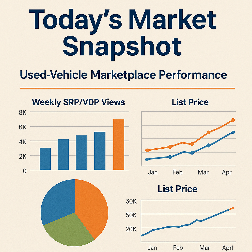 Used car market summary chart